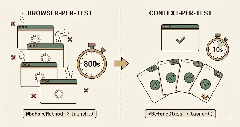 Stop Launching a Browser Per Test in Playwright