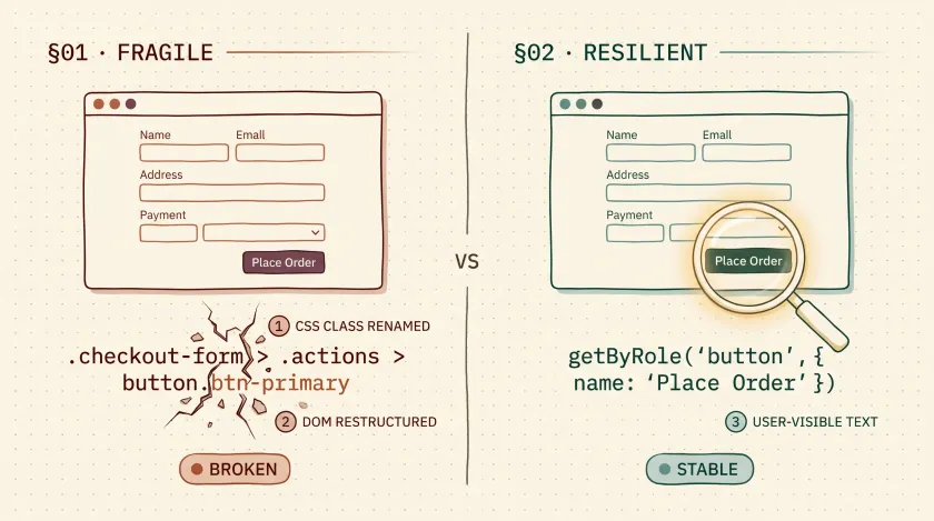 Your Selectors Keep Breaking — Start Using Text